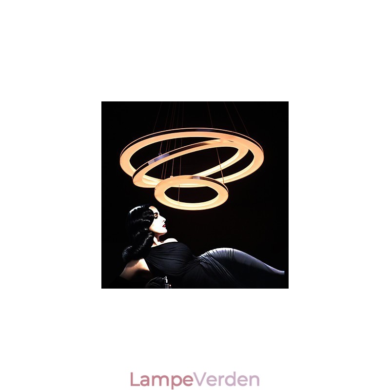Moderne Pendel lys 3 Ringe Pendel akryl