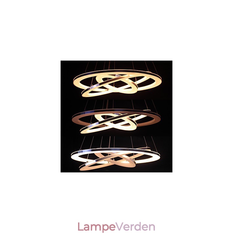 Moderne Pendel lys 3 Ringe Pendel akryl