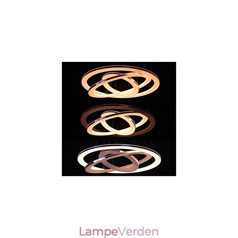 Moderne Pendel lys 3 Ringe Pendel akryl
