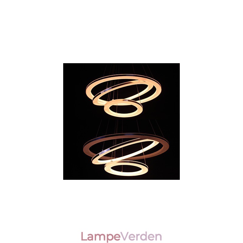 Moderne Pendel lys 3 Ringe Pendel akryl