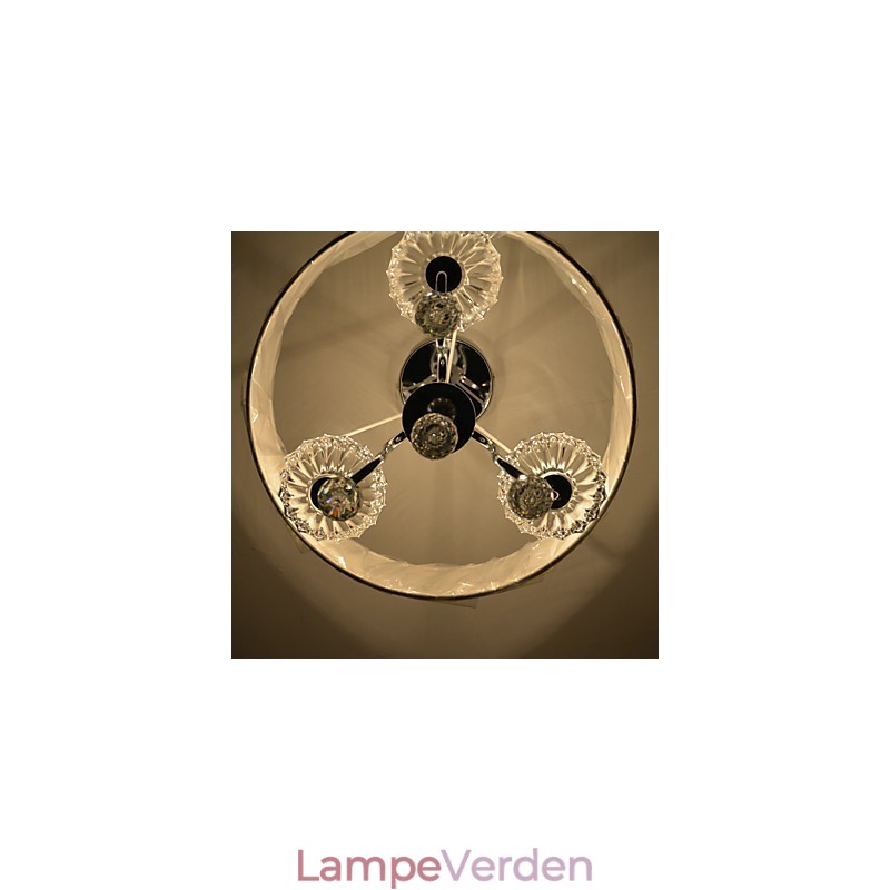 Moderne moderne krystal galvaniseret lysekrone