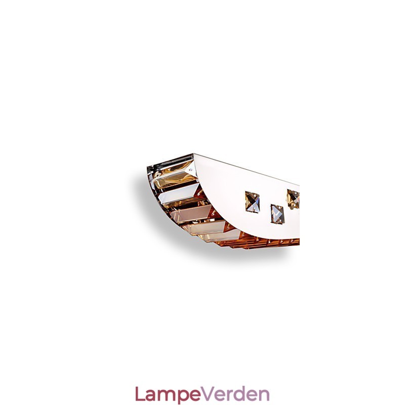 Krystal pendel krom metal pendel rav eller klar krystal