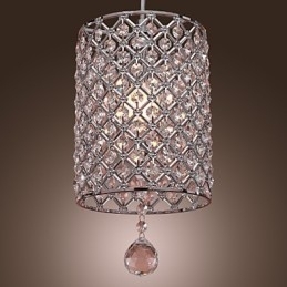 Crystal Drop Pendel i Cylinder Style