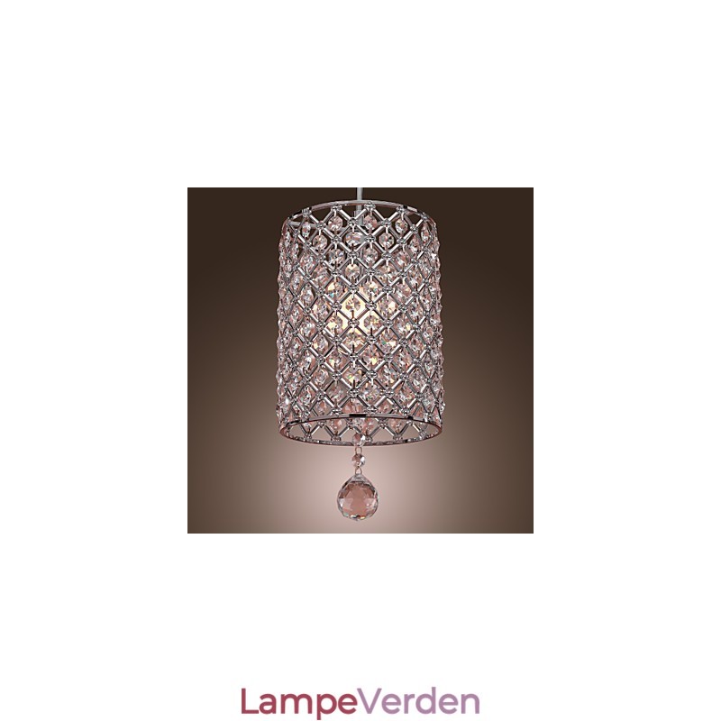 Crystal Drop Pendel i Cylinder Style