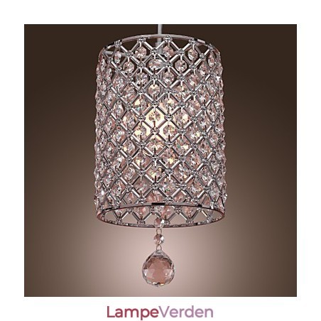 Crystal Drop Pendel i Cylinder Style Crystal Drop Pendel i Cylinder Style