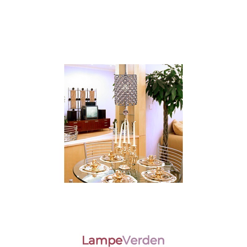 Crystal Drop Pendel i Cylinder Style