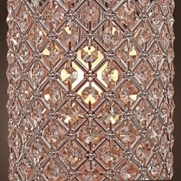 Crystal Drop Pendel i Cylinder Style