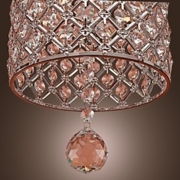 Crystal Drop Pendel i Cylinder Style