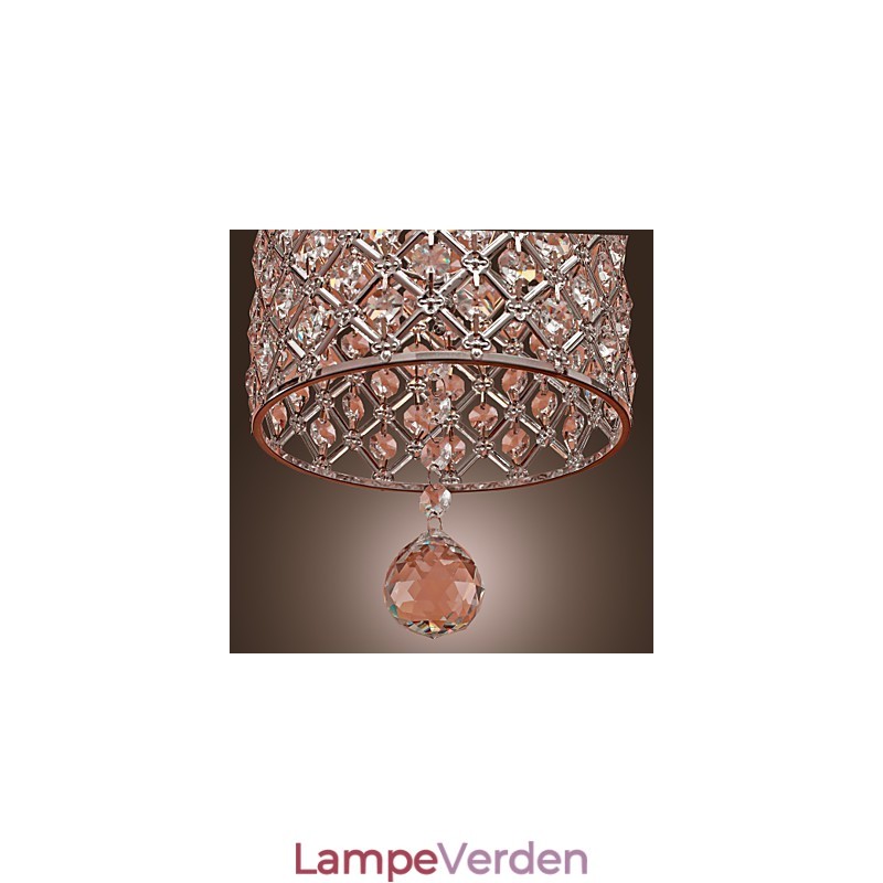 Crystal Drop Pendel i Cylinder Style