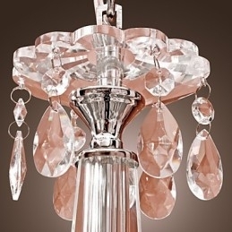 Lysekrone Krystal Moderne 2 Etager Living 12 Lights