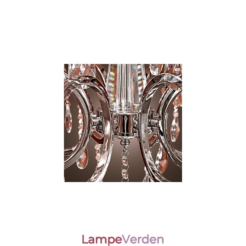 Lysekrone Krystal Moderne 2 Etager Living 12 Lights
