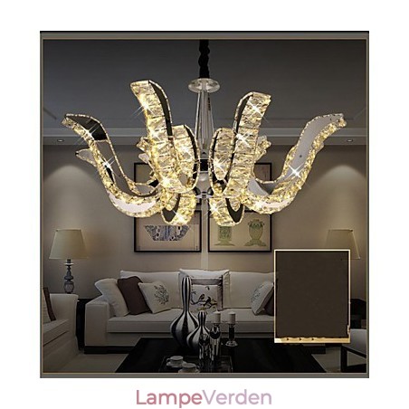 Krystallampe Moderne luksusstearinlys Krystalpendel Krystallampe Moderne luksusstearinlys Krystalpendel