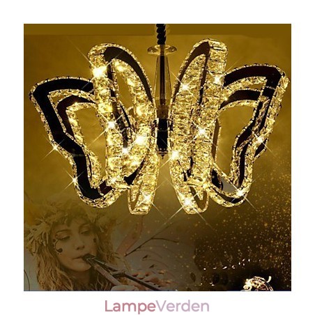 Sommerfuglelampe Moderne Luksus Krystallampe 8 Sommerfuglelampe Moderne Luksus Krystallampe 8