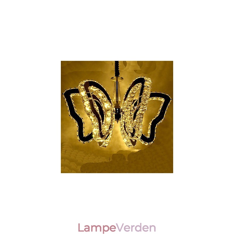 Sommerfuglelampe Moderne Luksus Krystallampe 8