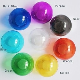 Moderne Bubble Globe farvet glas pendellampe med 19 lys