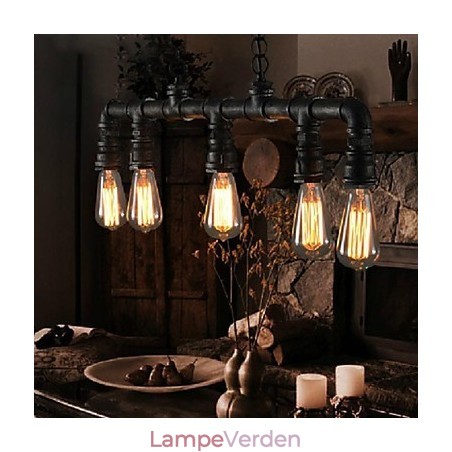 Traditionel klassisk vintage lanterne land retro mini stil maleri metal pendel lys spisestue Traditionel klassisk vintage lanterne land retro mini stil maleri metal pendel lys spisestue