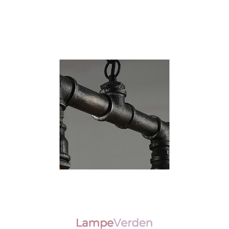 Traditionel klassisk vintage lanterne land retro mini stil maleri metal pendel lys spisestue