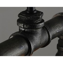 Traditionel klassisk vintage lanterne land retro mini stil maleri metal pendel lys spisestue