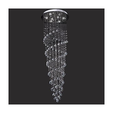 Moderne moderne krystal krom metal flush Mount Moderne moderne krystal krom metal flush Mount