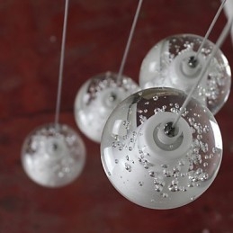 Moderne Pendel Pendel Lamper G4 Retroifit Forkromet Krystal til trappelys