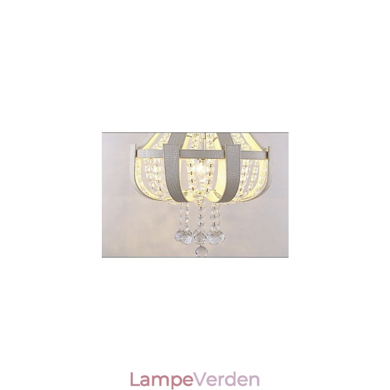 Post Modern Luksus Læder Krystal Creative Lron lysekrone