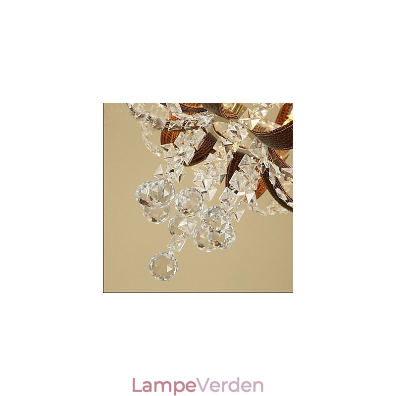 Post Modern Luksus Læder Krystal Creative Lron lysekrone
