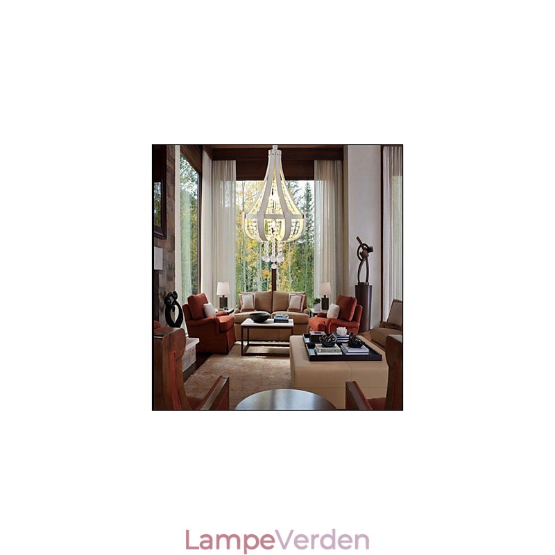 Post Modern Luksus Læder Krystal Creative Lron lysekrone