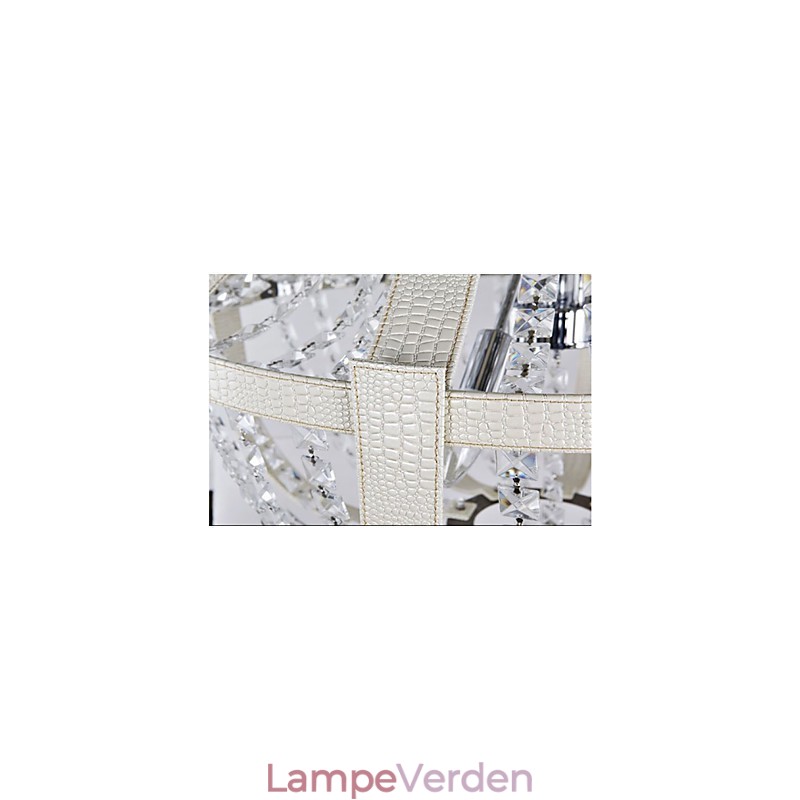 Post Modern Luksus Læder Krystal Creative Lron lysekrone