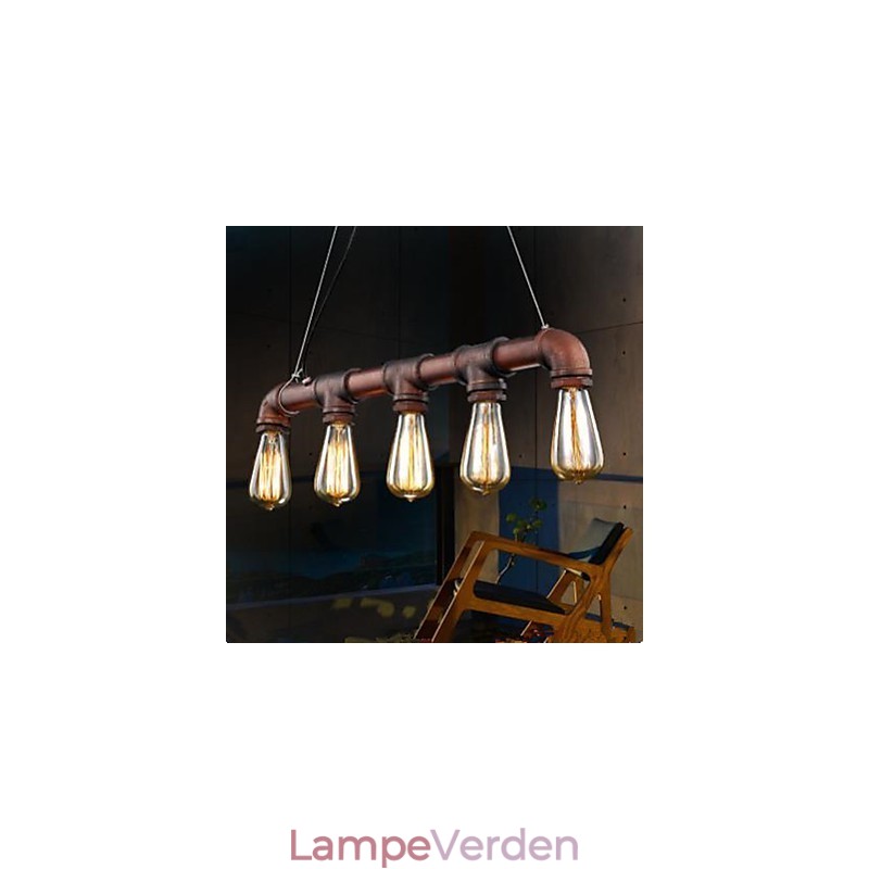 American Country Industrial Veranda Loft Conduit Droplight