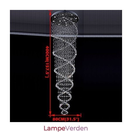 Loftskrystal pendelbelysningslamper 13 lys Moderne Sølv Canpoy Transparent K9 Crystal Armaturer Loftskrystal pendelbelysningslamper 13 lys Moderne Sølv Canpoy Transparent K9 Crystal Armaturer