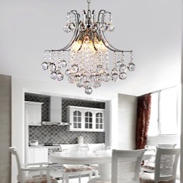 Pendel Luxury Modern Crystal Living 6 lys