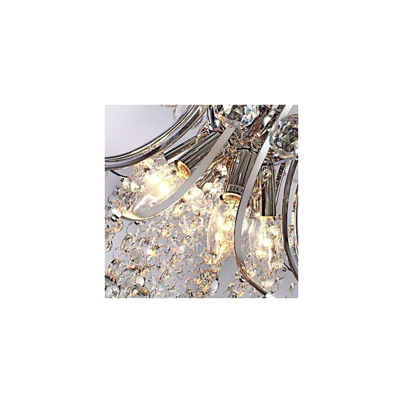Pendel Luxury Modern Crystal Living 6 lys