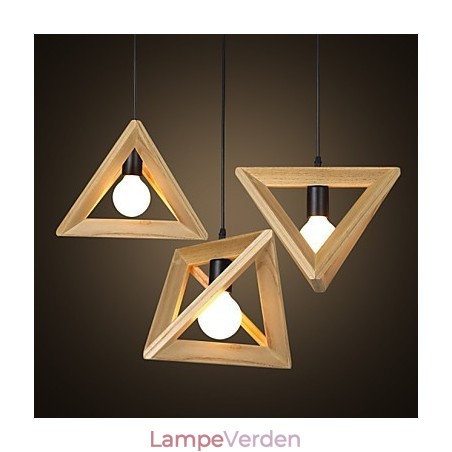 European Style Creative Country Restoring Ancient Ways Trekantet trækasse Droplight European Style Creative Country Restoring Ancient Ways Trekantet trækasse Droplight