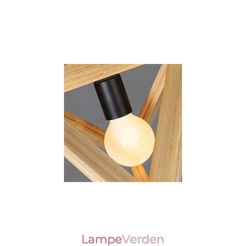 European Style Creative Country Restoring Ancient Ways Trekantet trækasse Droplight
