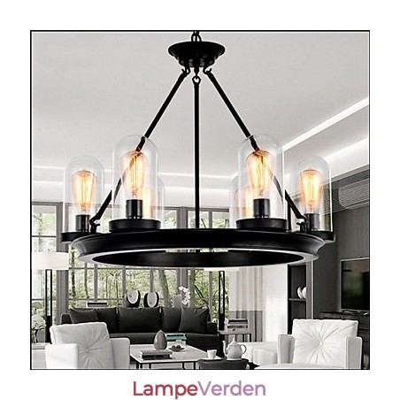 Amerikansk Retro Rund Pendant