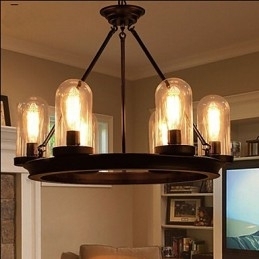 Amerikansk Retro Rund Pendant