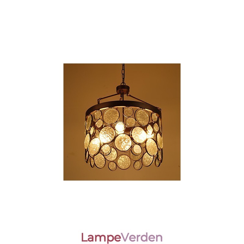 Vintage lysekrone af jernglas