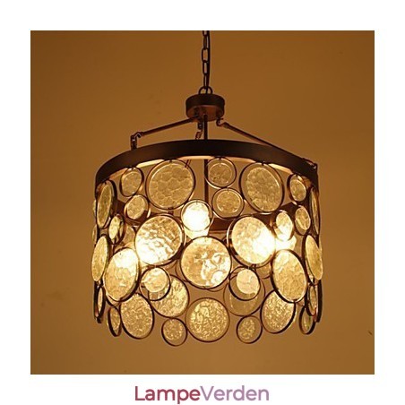 Vintage lysekrone af jernglas