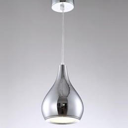 Moderne moderne globe galvaniseret metal pendellampe