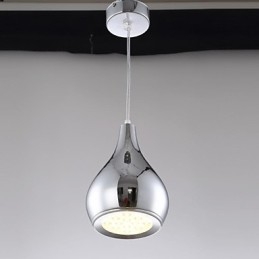 Moderne moderne globe galvaniseret metal pendellampe