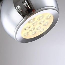 Moderne moderne globe galvaniseret metal pendellampe