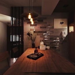 Europæisk stil Retro Klassisk Pendel Art Droplight Giv Pære Diameter 22CM