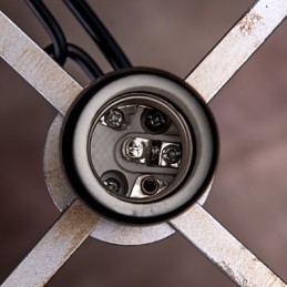 Vedhæng 1 lys vintage minimalistisk jernmaleri