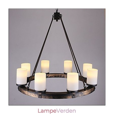 Vintage gammel træ lysekrone Do Vintage gammel træ lysekrone Do