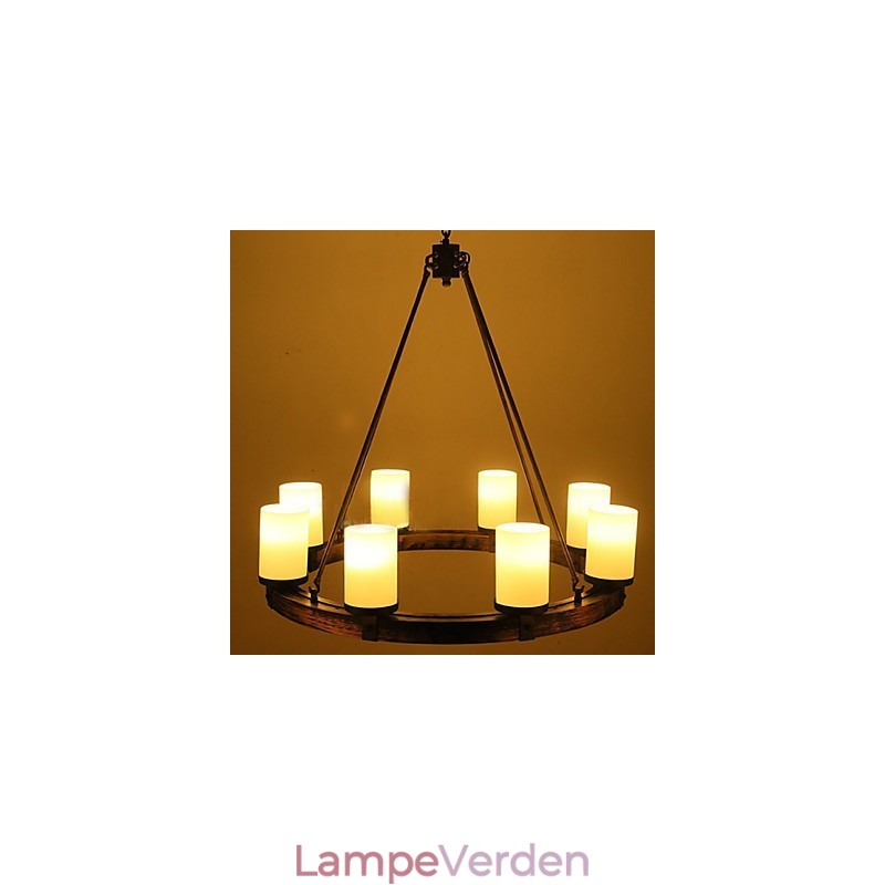Vintage gammel træ lysekrone Do