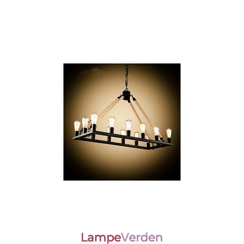 Country Designers Painting Metal Pendel Light
