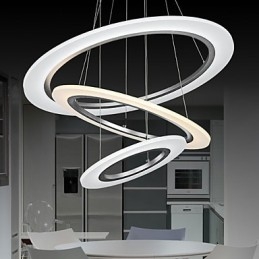 Akryl Pendel Lysekrone Loftsbelysning med DIY Shape