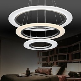 Akryl Pendel Lysekrone Loftsbelysning med DIY Shape