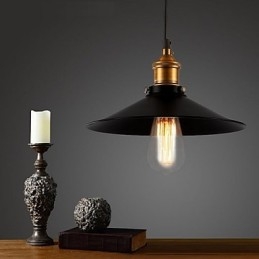 Europæisk stil Retro Klassisk Pendel Art Droplight Giv Pære Diameter 30CM