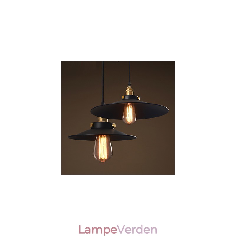 Europæisk stil Retro Klassisk Pendel Art Droplight Giv Pære Diameter 30CM